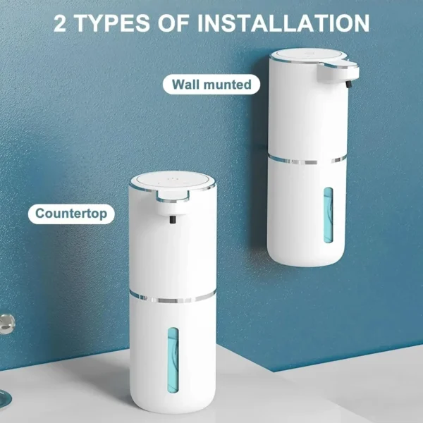 Automatic Soap Dispenser Touchless Foaming Soap Dispenser 380ml USB Rechargeable  AliExpress - Image 6