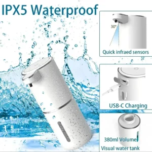 Automatic Soap Dispenser Touchless Foaming Soap Dispenser 380ml USB Rechargeable  AliExpress