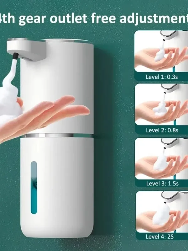Automatic Soap Dispenser Touchless Foaming Soap Dispenser 380ml USB Rechargeable  AliExpress - Image 3