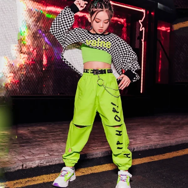 2025 Girls Jazz Dance Costumes Children'S Hip-Hop Street Dance - Image 3