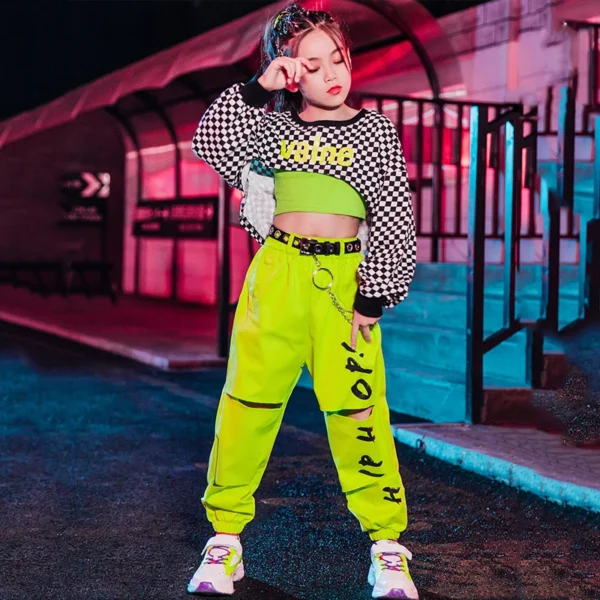 2025 Girls Jazz Dance Costumes Children'S Hip-Hop Street Dance - Image 4