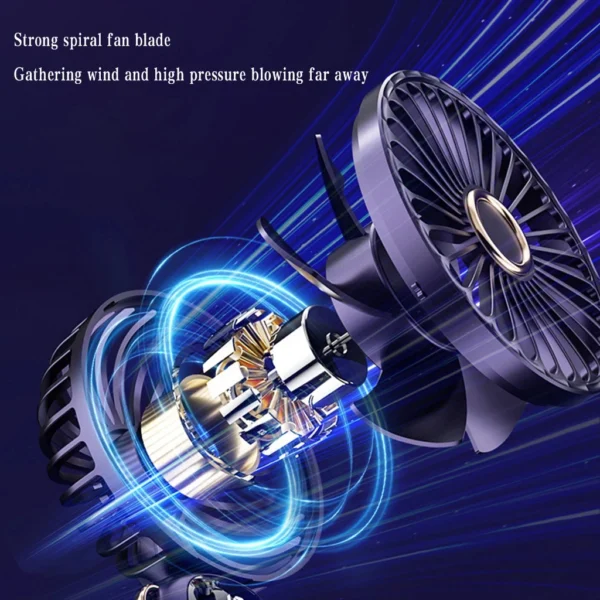 Neck Hanging Fans Handheld Mini Fan Foldable Portable - Image 3