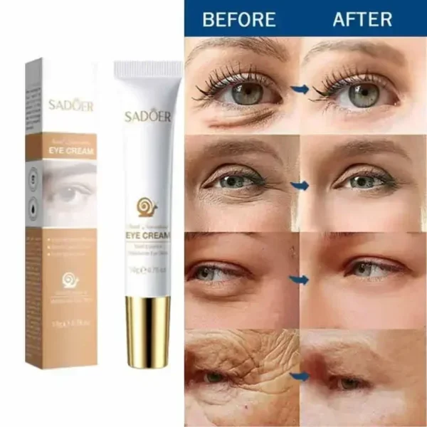 Instant Eye Cream For Anti Aging Dark Circles Bags Puffiness Great Under Eye Skin Face Tightening Eye Lift Treatment Care A - Image 6