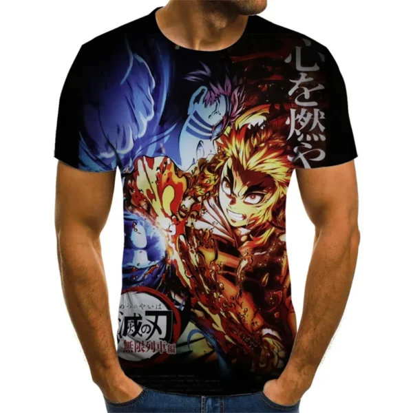 T-shirt Men Women Summer Fashion Casual Short Sleeved Unisex Harajuku Streetwear Oversized T Shirt - Image 5
