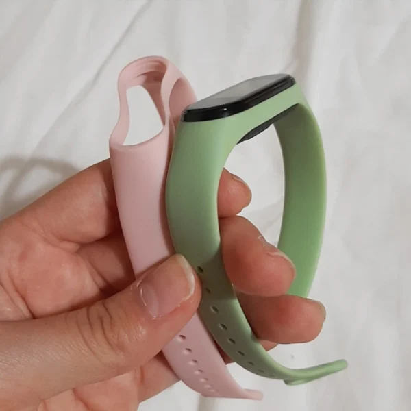 Strap For xiaomi mi band 7 6 5 4 3 Silicone Bracelet for miband 6 watch Accessories Wristband for Mi Band 5 xiaomi band 7 straps - Image 5
