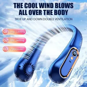 Neck Bladeless Fan Mini Ultra Long Life