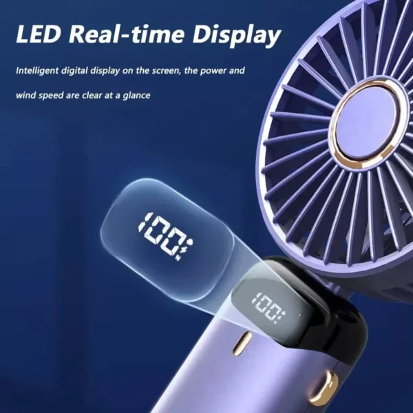 Neck Hanging Fans Handheld Mini Fan Foldable Portable - Image 2