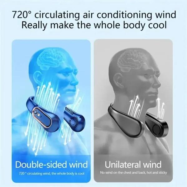 Neck Bladeless Fan Mini Ultra Long Life - Image 4
