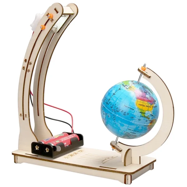 Day Night Alternation Globe Kids Science Toys DIY STEM Technological - Image 2